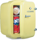 Mini Fridge for Bedroom and Office - 4L Portable Cooler & Warmer