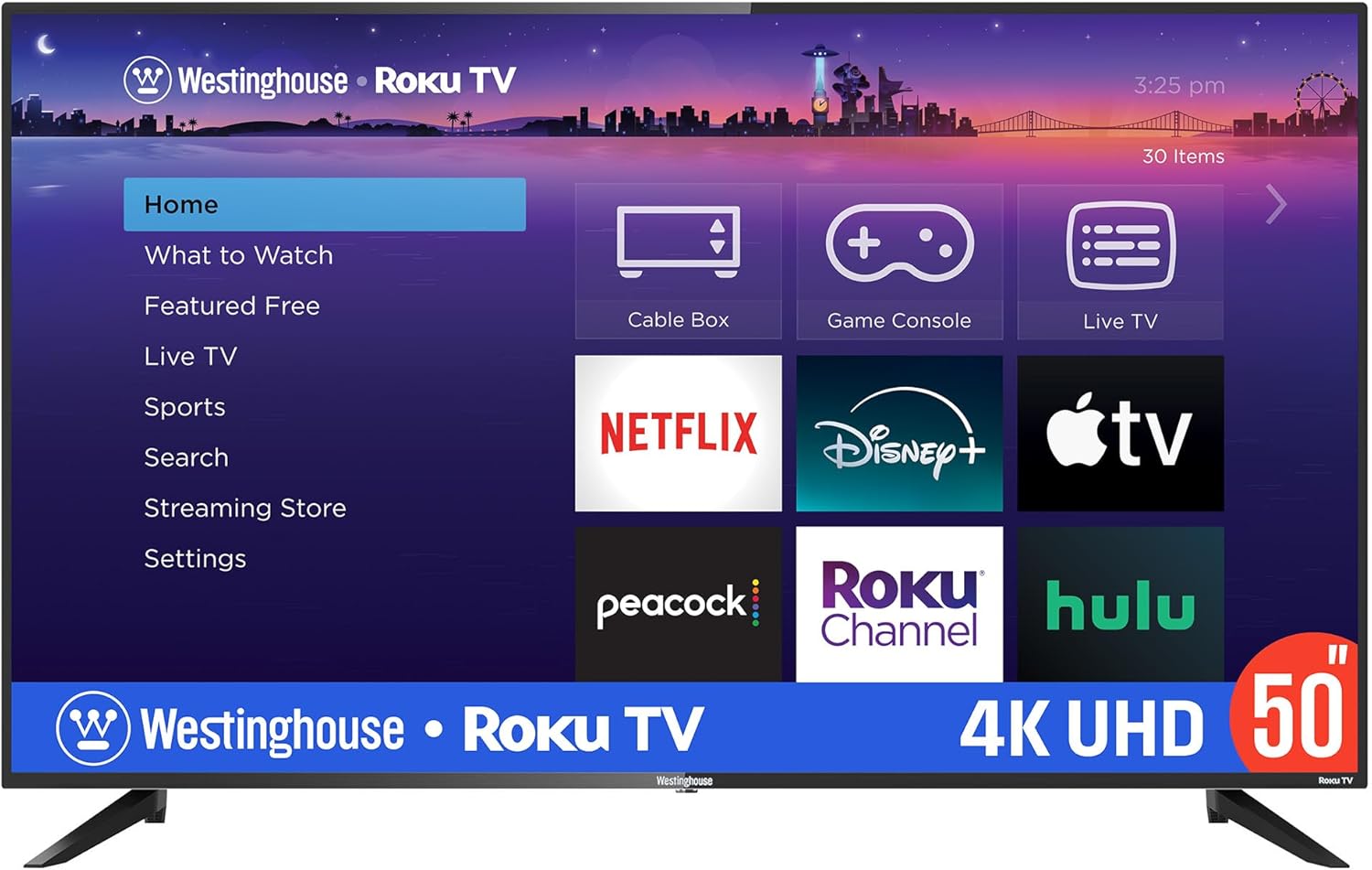 Westinghouse 50 4K Smart TV - Wi-Fi, Apple HomeKit
