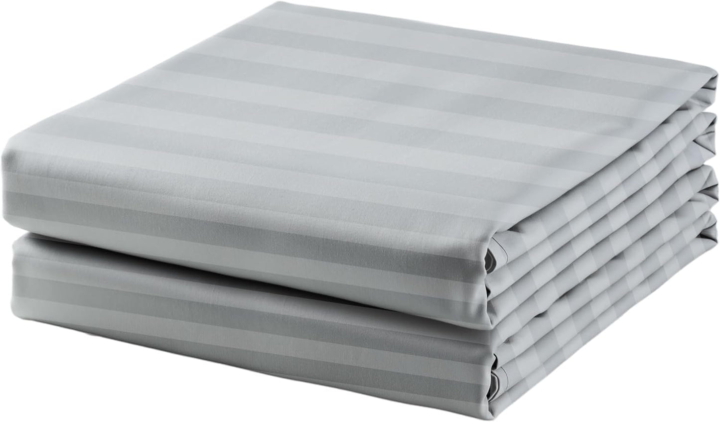 2-Pack Cotton Full Flat Sheet Only, 600 Thread Count Luxury