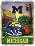 Home Field Advantage Woven Tapestry Throw Blanket 48in x 60in - Multi