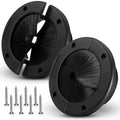 2 Pack 4in Round Brush Grommet for Raised Floor Cable Management