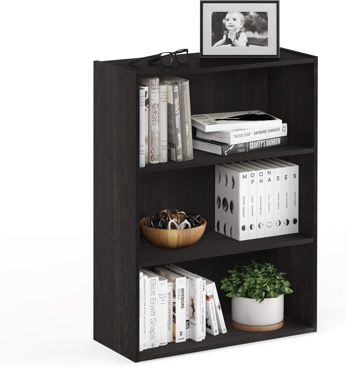 Furinno PASIR 3-Tier Bookshelf for Living Room and Office