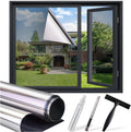 One Way Privacy Window Film - Reflective Sun Blocking Window Tint