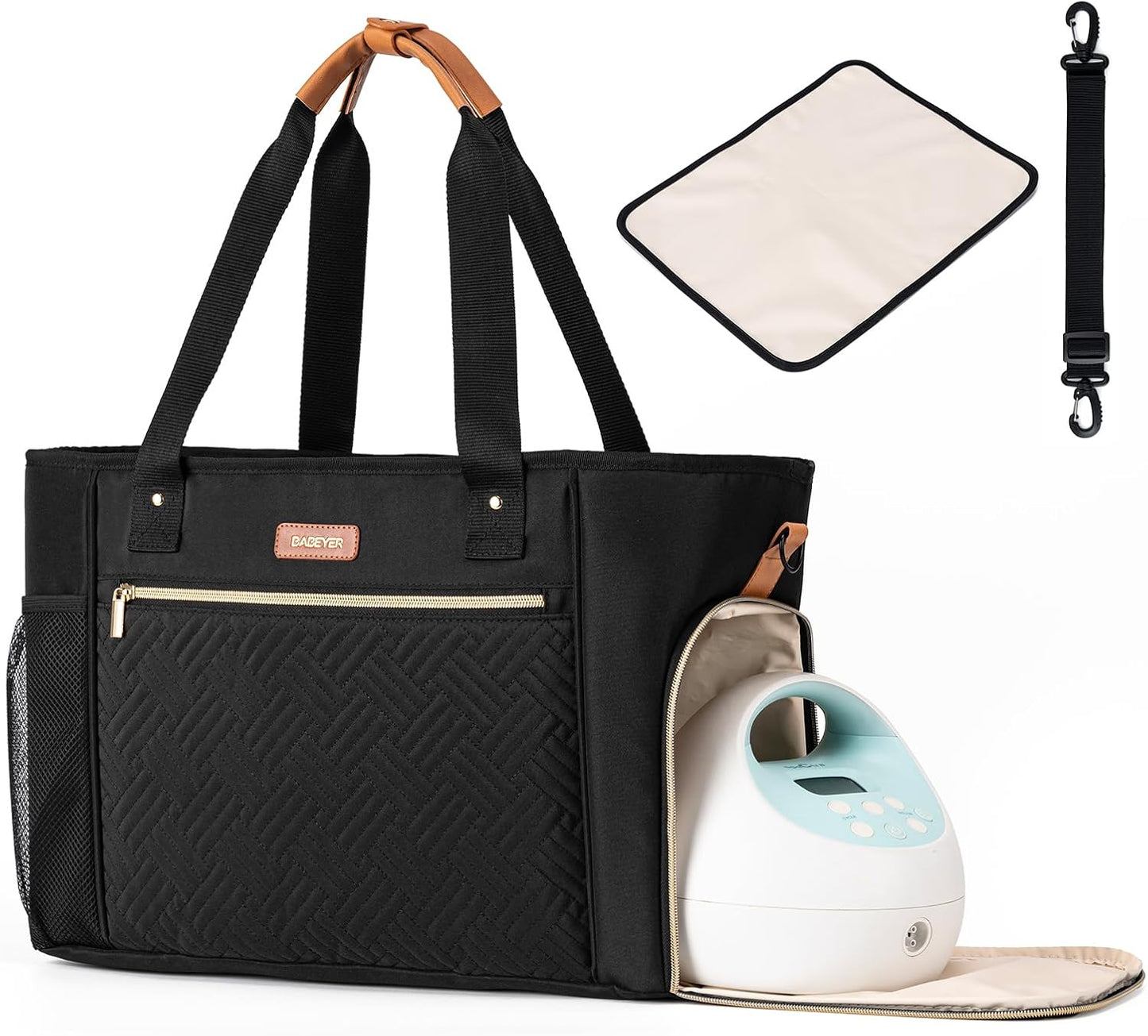Breast Pump Bag for Spectra S1/S2 - Large Capacity Diaper Tote