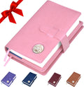 AA Big Book Cover Pink with Medallion Holder - Double Book Fit