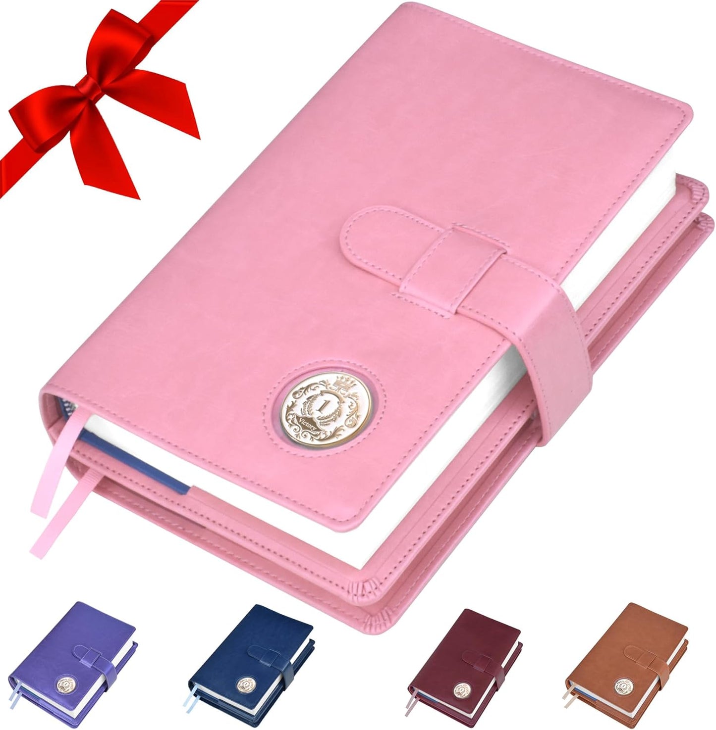 GALILEO Double AA Big Book Cover with Medallion Holder Gift