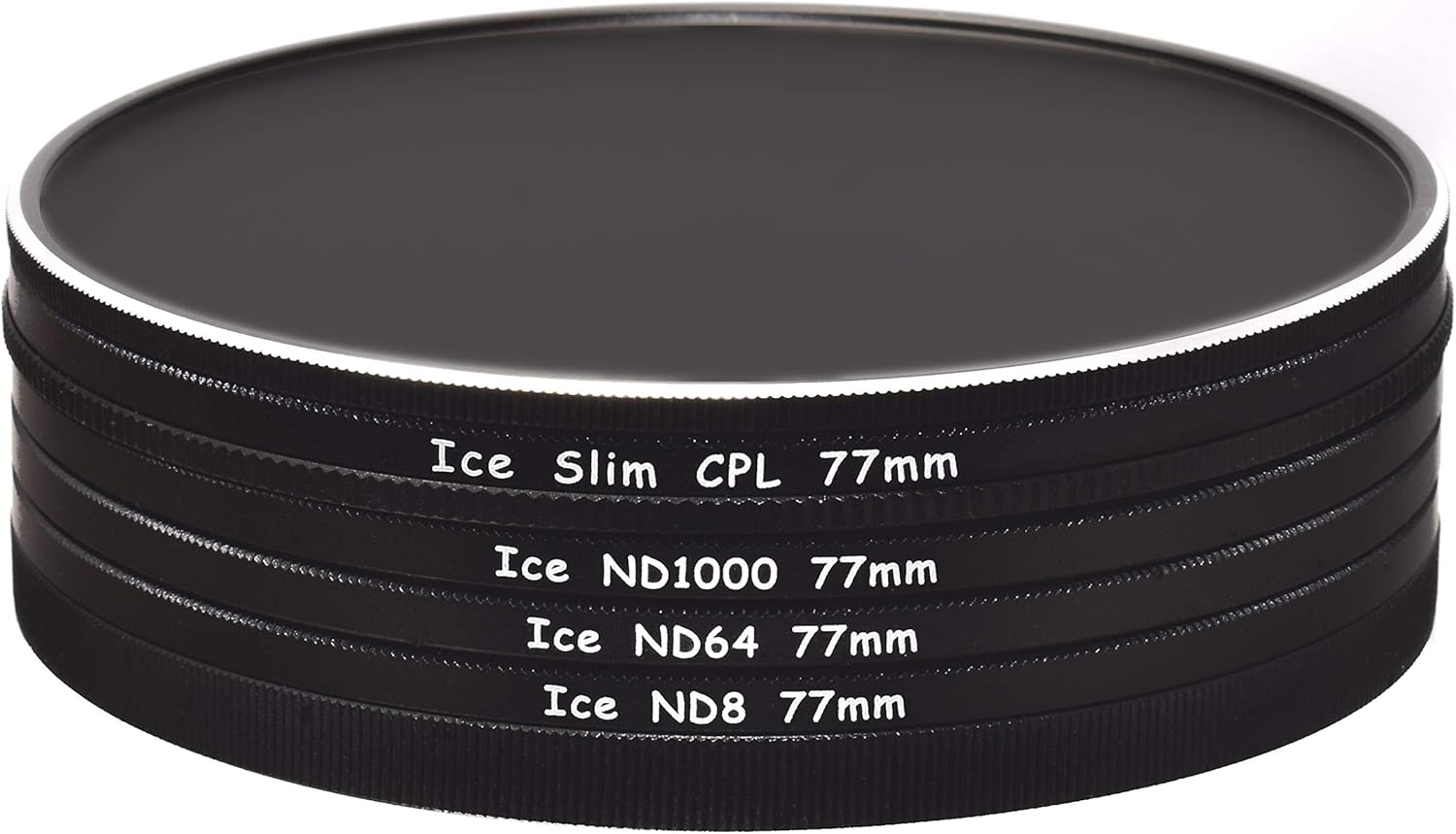 ICE 77mm Slim CPL ND Filter Stack Cap Set for Photographers