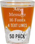 Personalized Shot Glass Bulk Pack 2oz Custom Text & Name - Engraved