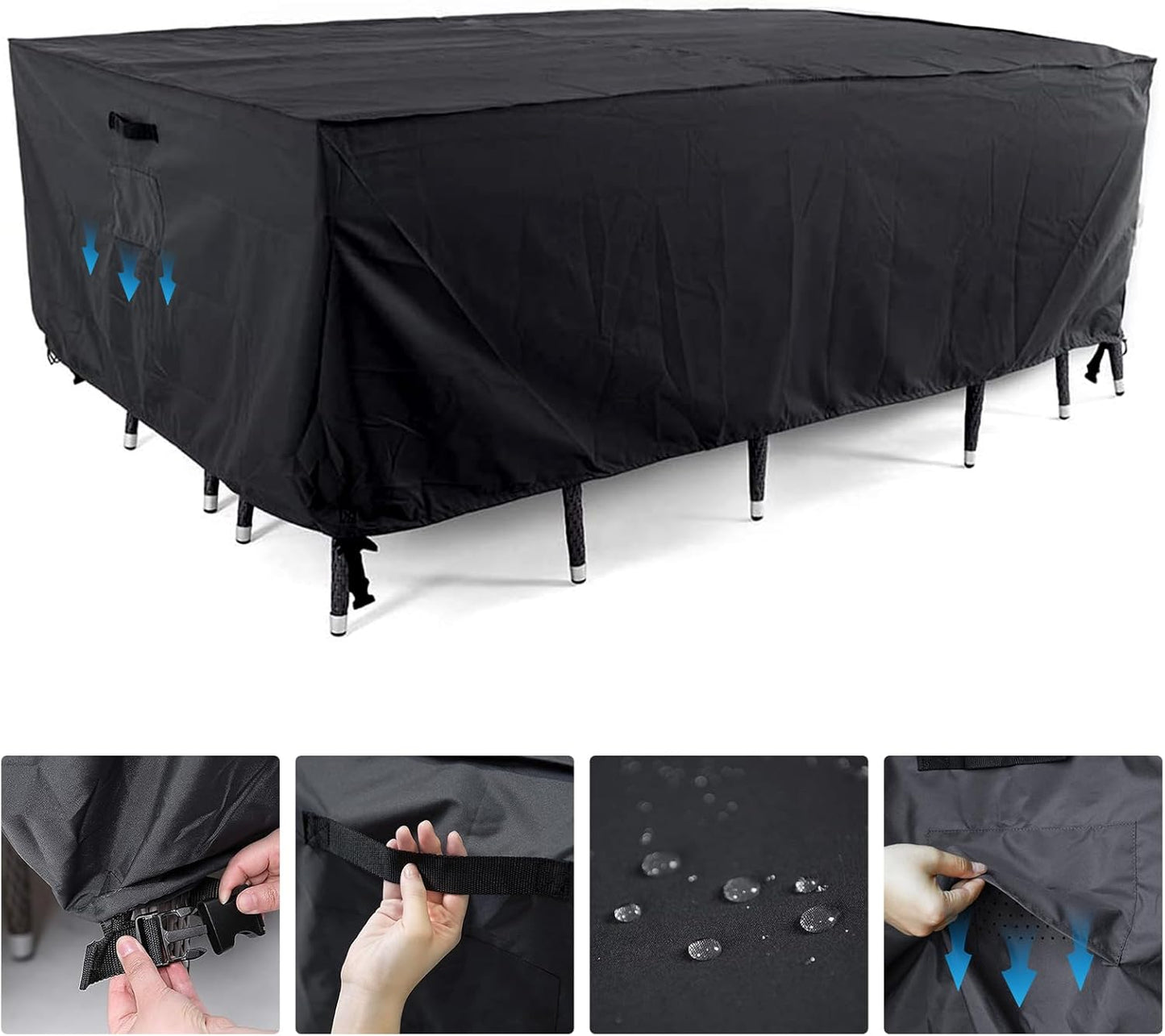 Tempera Outdoor Dining Set Cover for Rectangle Patio Tables