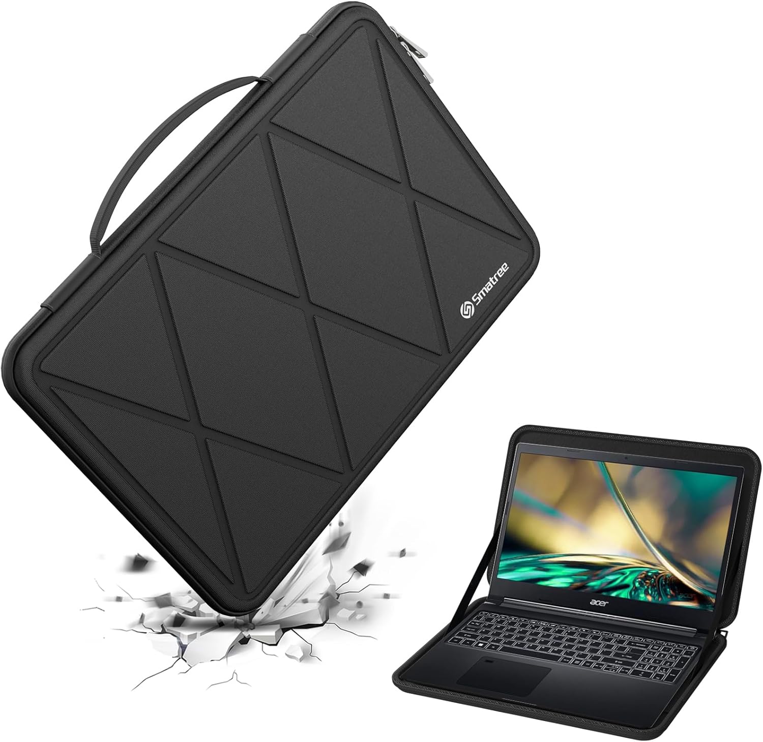 Smatree Hard EVA Protective Sleeve for Acer Nitro V 15 Laptop