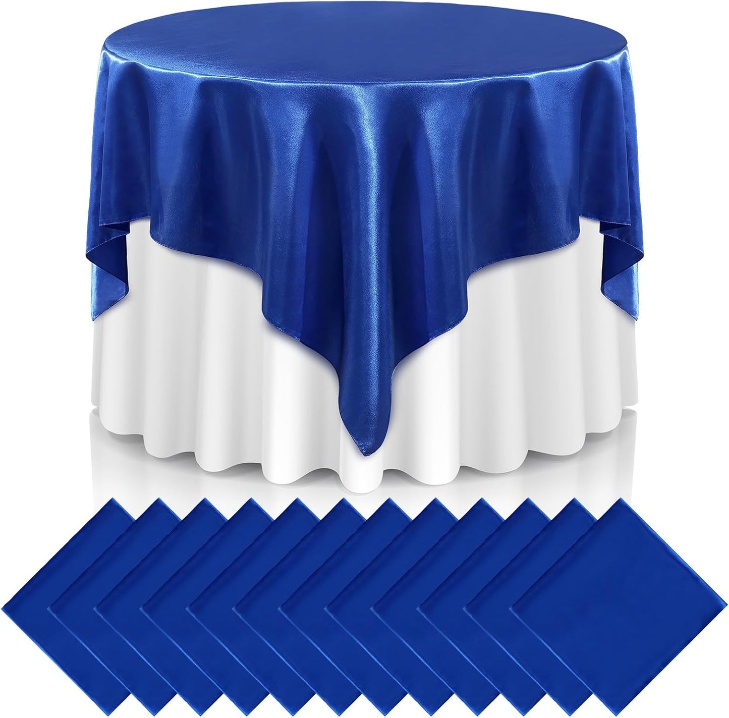 Elegant 12 Pcs 72 Inch Satin Tablecloths for Any Occasion