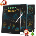 16 in LCD Writing Tablet 3 Pack for Kids and Adults - Travel Doodle