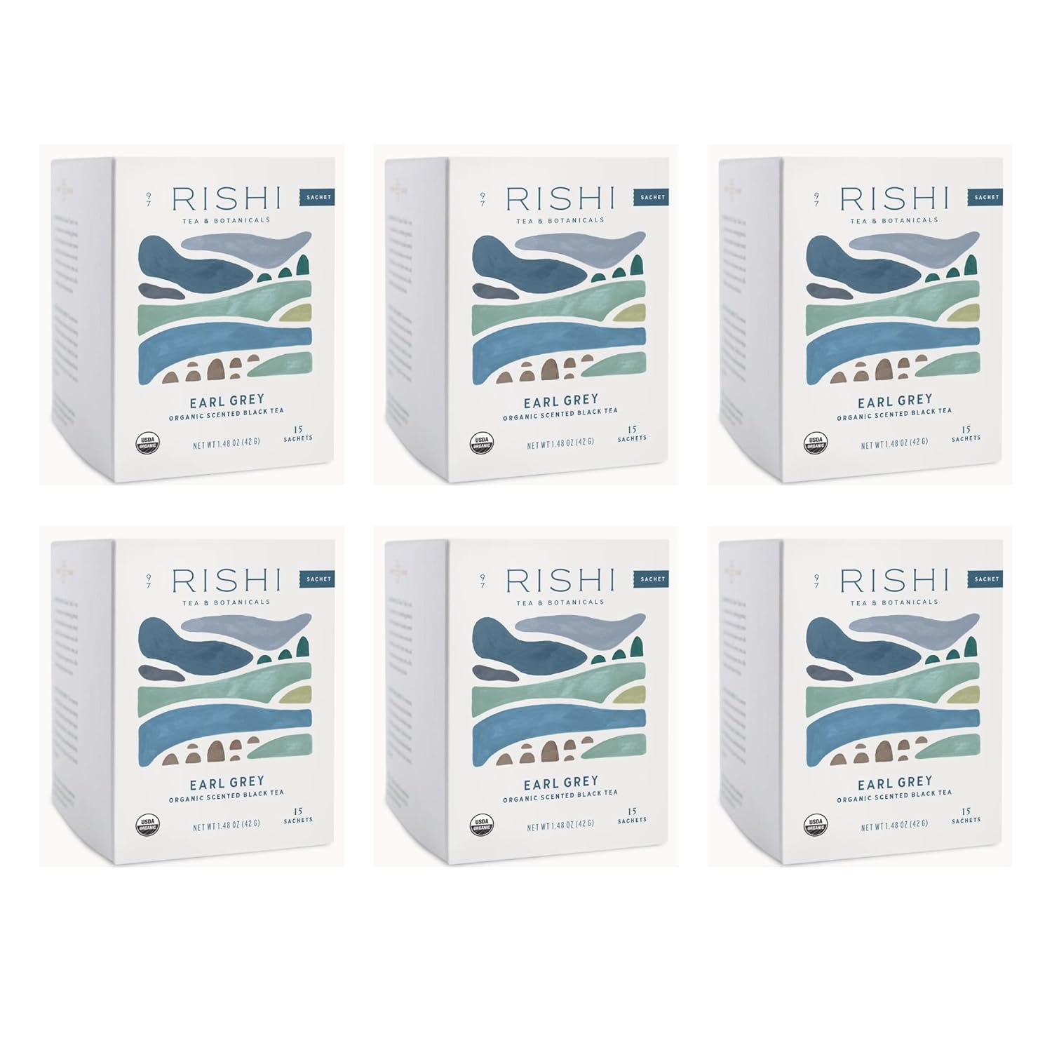 Organic Earl Grey Tea Sachets - Energizing Black Tea Bags