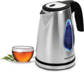 Electric Kettle 1.7L Stainless Steel LED - Fast Boil