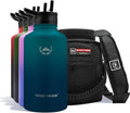 NATURE PIONEOR Insulated Water Bottles - 64oz Stainless Steel