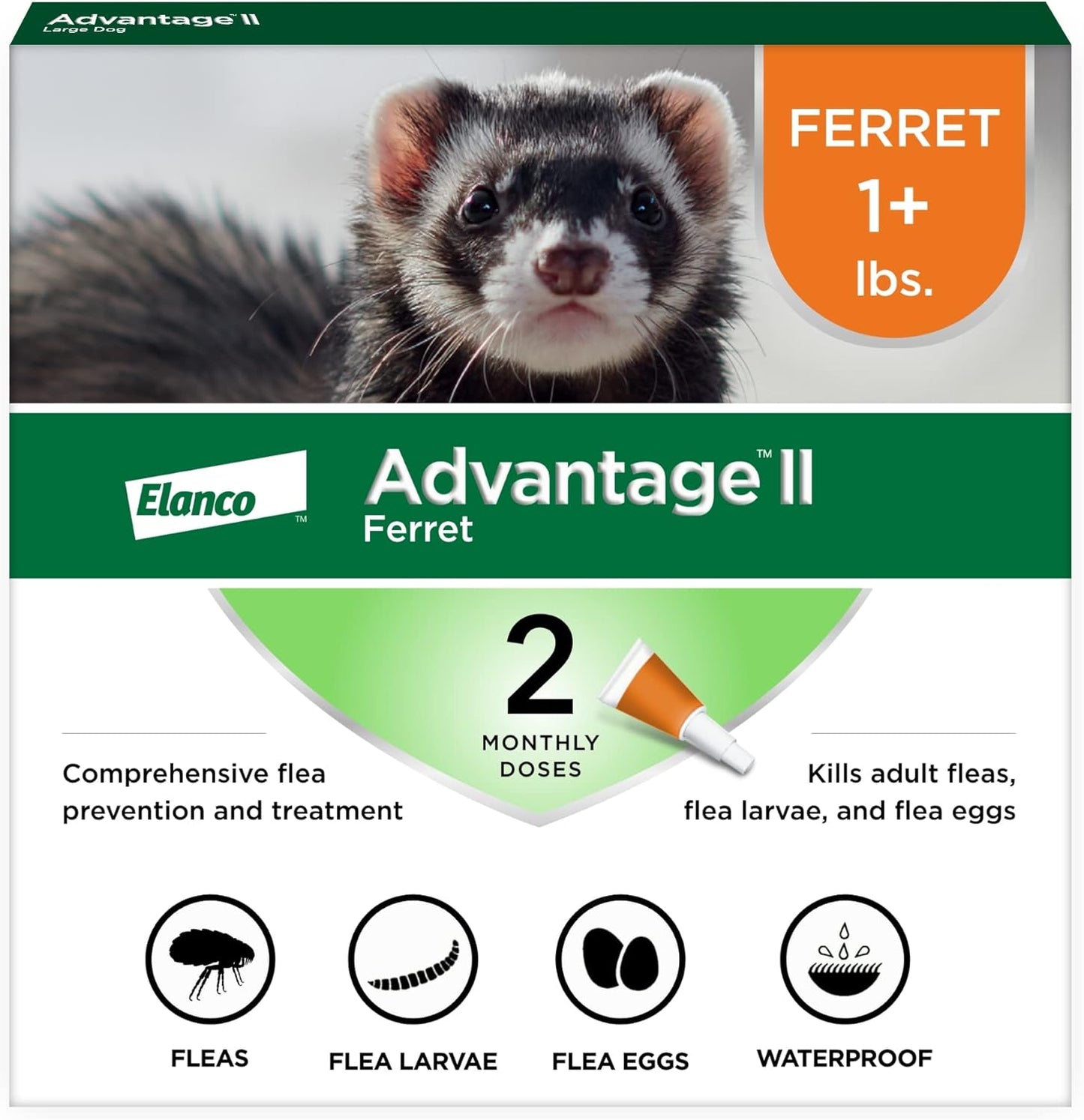 Advantage II Ferret Flea Treatment & Prevention for 1+ lbs