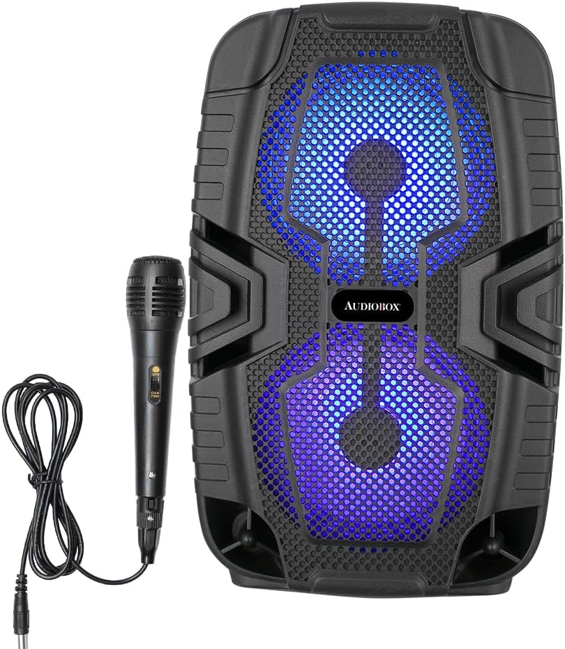 AudioBox Dual 6 Bluetooth Party Speaker with LED Lights