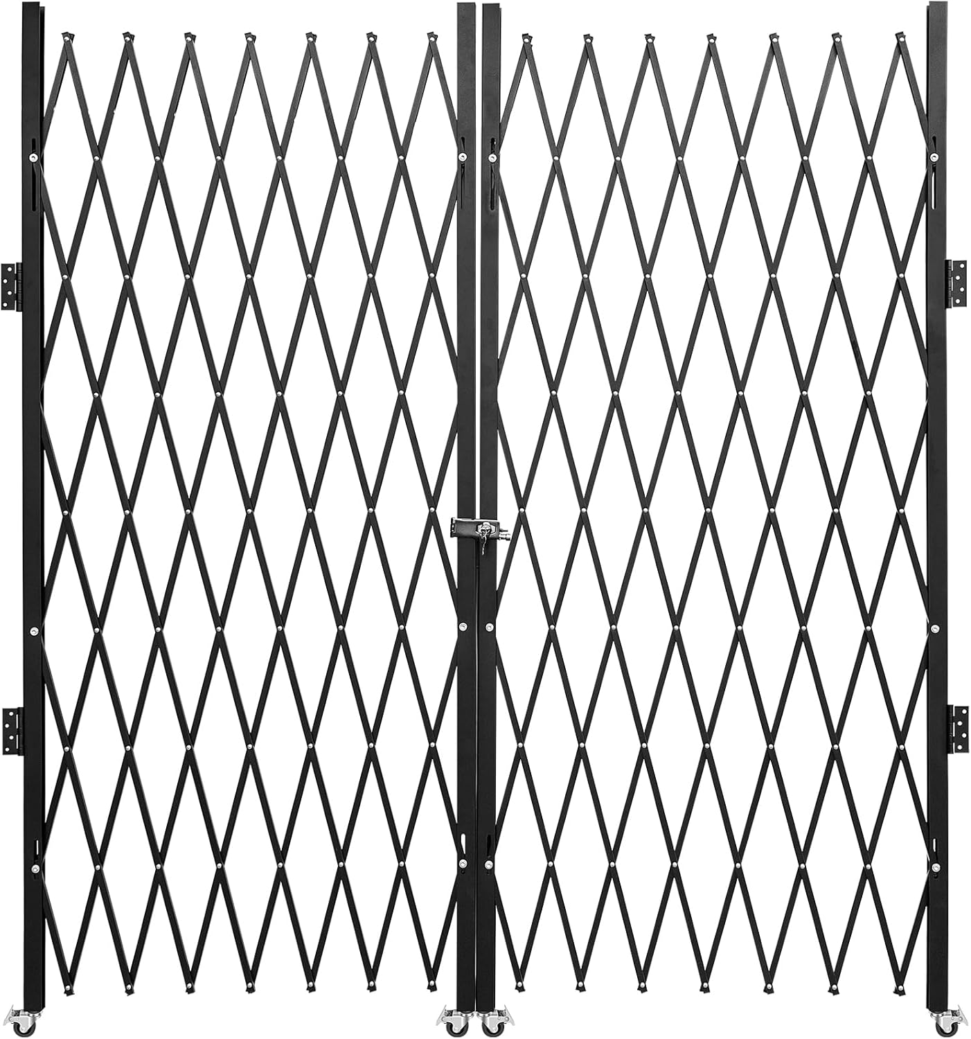 VEVOR Double Folding Security Gate for Home and Industrial Use