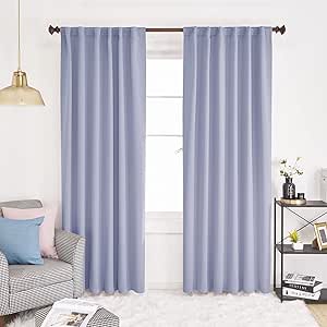 Deconovo Room Darkening Curtains - Thermal Insulated Blackout Effect