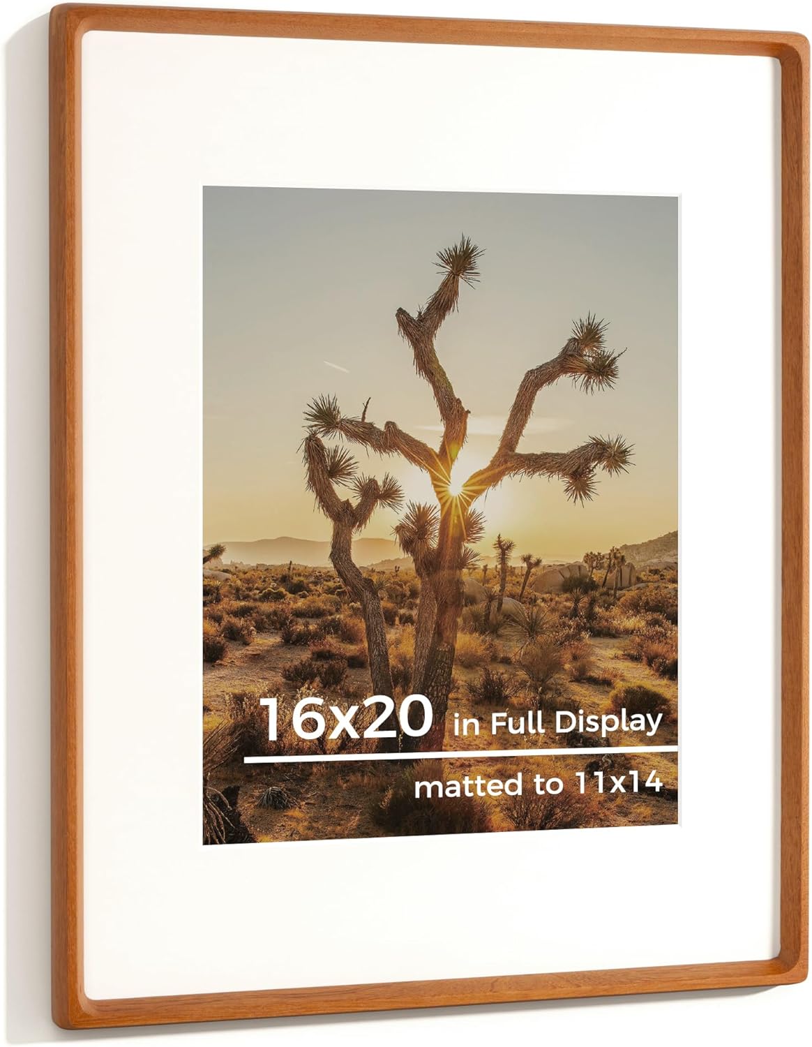 RICHFOCUS 16x20 Picture Frame - Handcrafted Teak Wood Frame