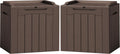 Flamaker 31 Gallon Deck Box 2 Pack - Waterproof Outdoor Storage