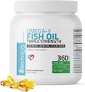 Omega 3 Fish Oil Triple Strength 2720 mg - High EPA for Heart & Brain