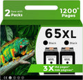 Remanufactured 65XL Ink Cartridge Replacement for HP 65 - Value 2-Pack