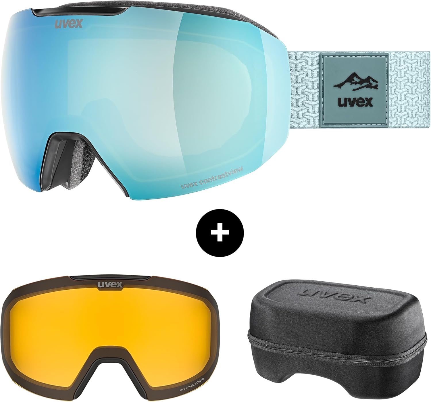 Uvex Epic ATTRACT Frameless Ski Goggles - Clear Vision