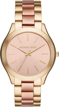 Michael Kors Slim Runway Women's Watch - Two-Tone Rose Gold