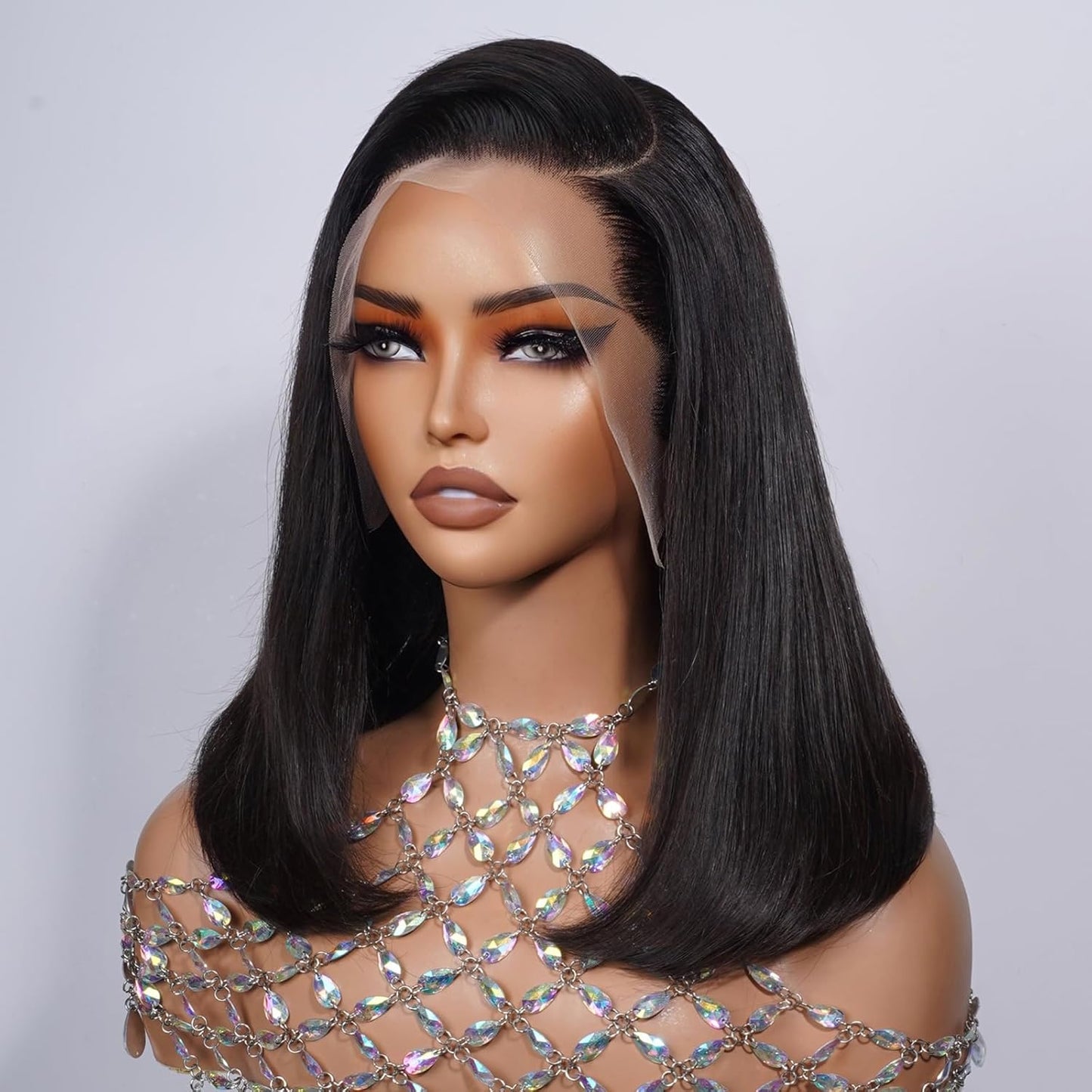 13x4 Lace Front Wigs Human Hair Short Bob Wig for Black Women