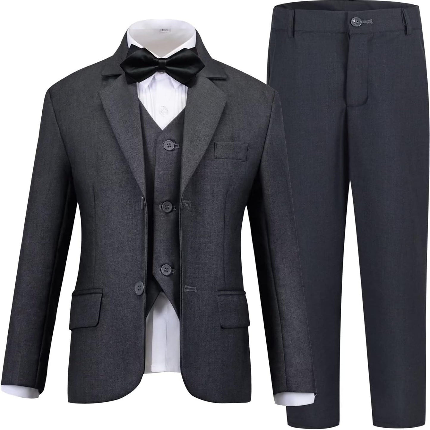 Boys Suits Slim Fit Toddler Tuxedo Set for Weddings and Events