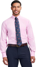 IZOD Men's Dress Shirt Regular Fit Long Sleeve - Wrinkle (Style L5G7)