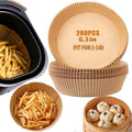 200 Non-Stick Air Fryer Liners - Eco-Friendly Parchment