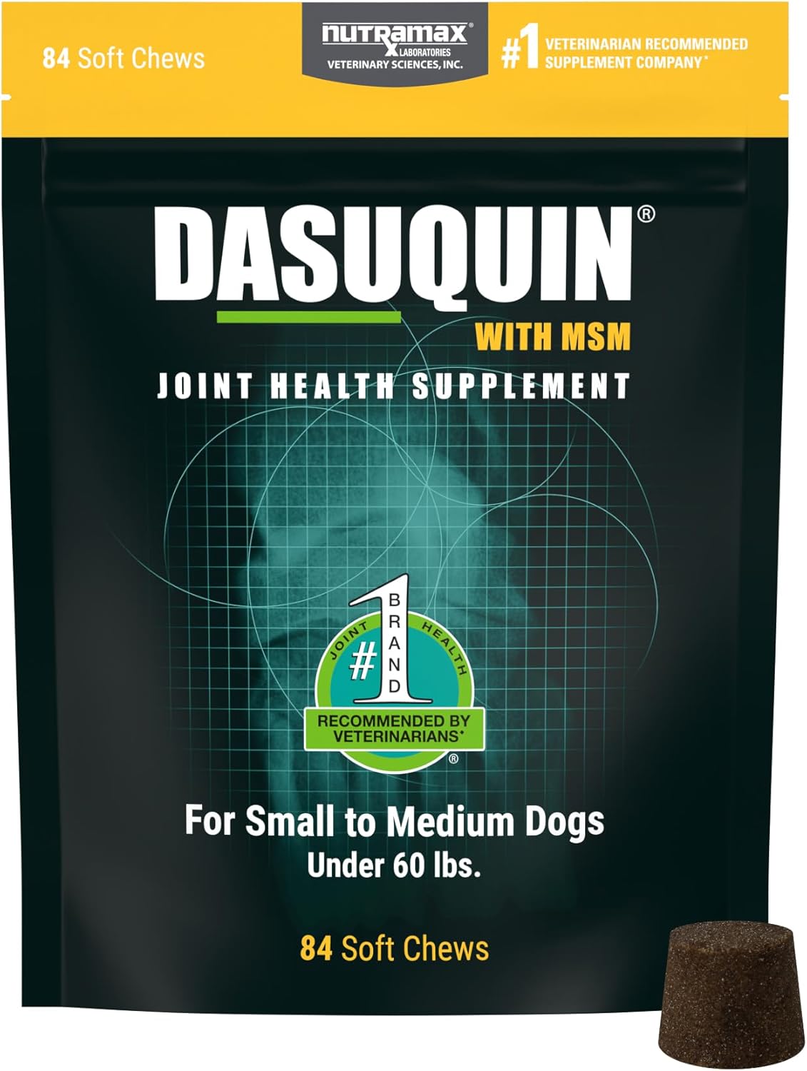 Nutramax Dasuquin Joint Health Supplement for Dogs, 84 Count