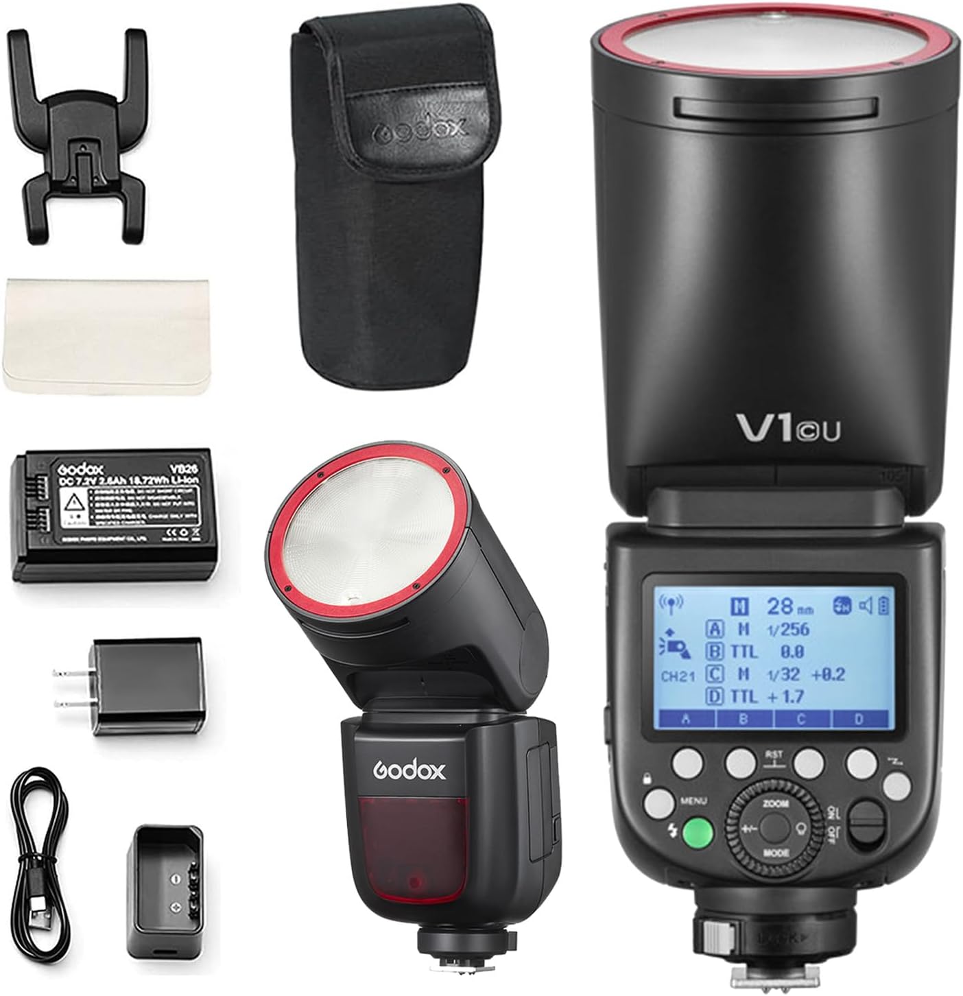 Godox V1-C Flash Speedlight for Canon with Wireless TTL Features