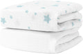 Ultra Breathable Organic Cotton Crib Sheet 2-Pack - White Stardust