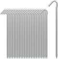 Heavy Duty 9 Metal Tent Stakes - 25 Pack
