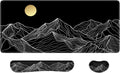 iCasso XXL Big Mouse Pad with Wrist Rest - Ultimate Comfort