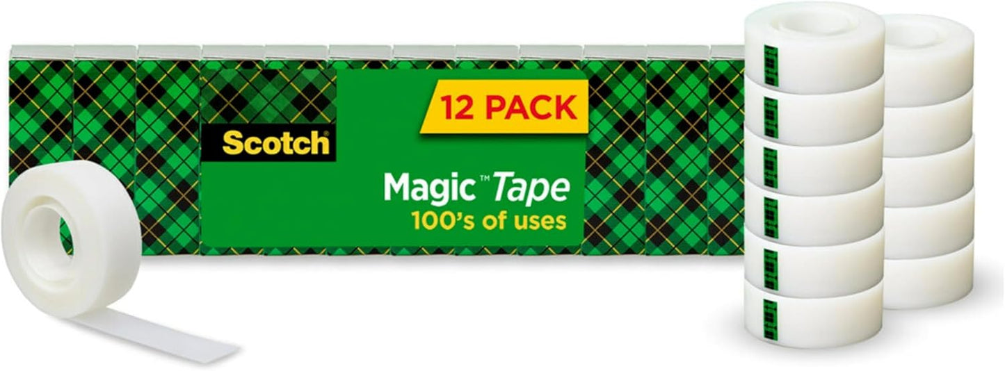 Scotch Magic Tape for Invisible Repairs and Holiday Gift Wrapping