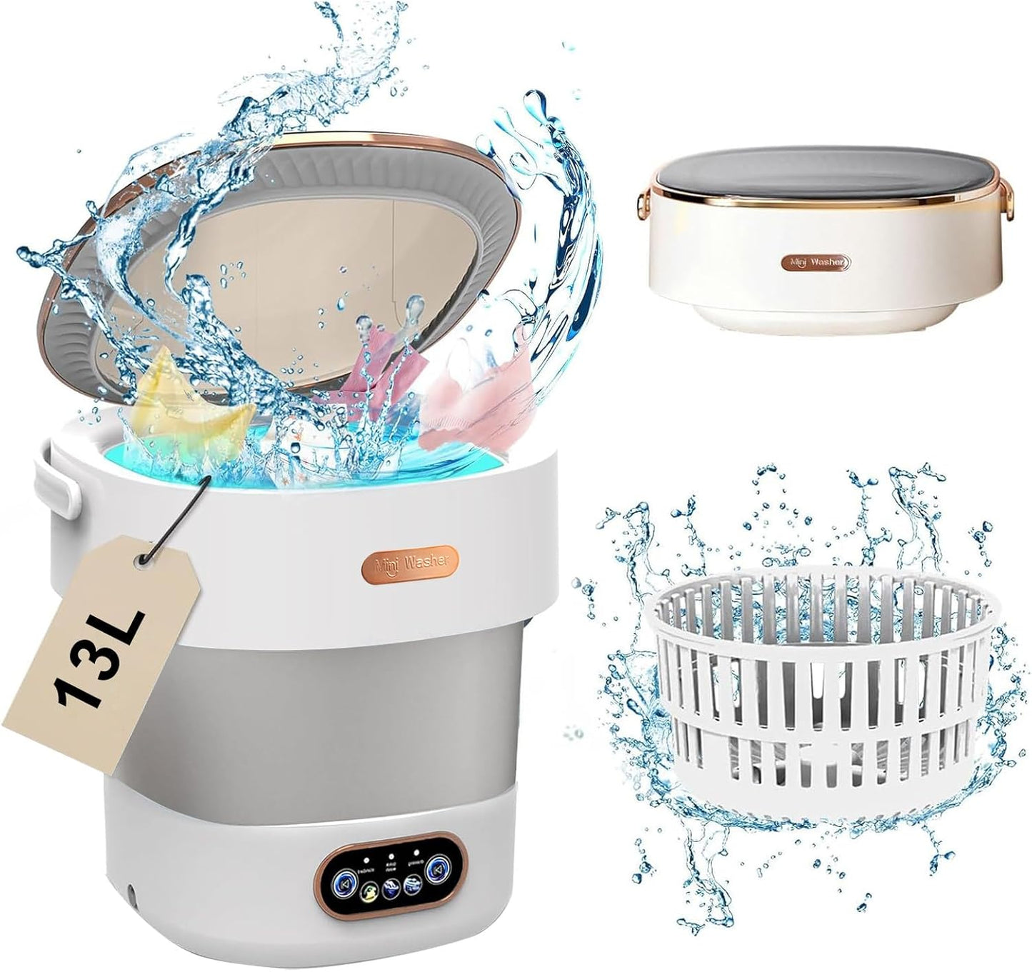 Portable Mini Washer: Deep Clean Baby Clothes