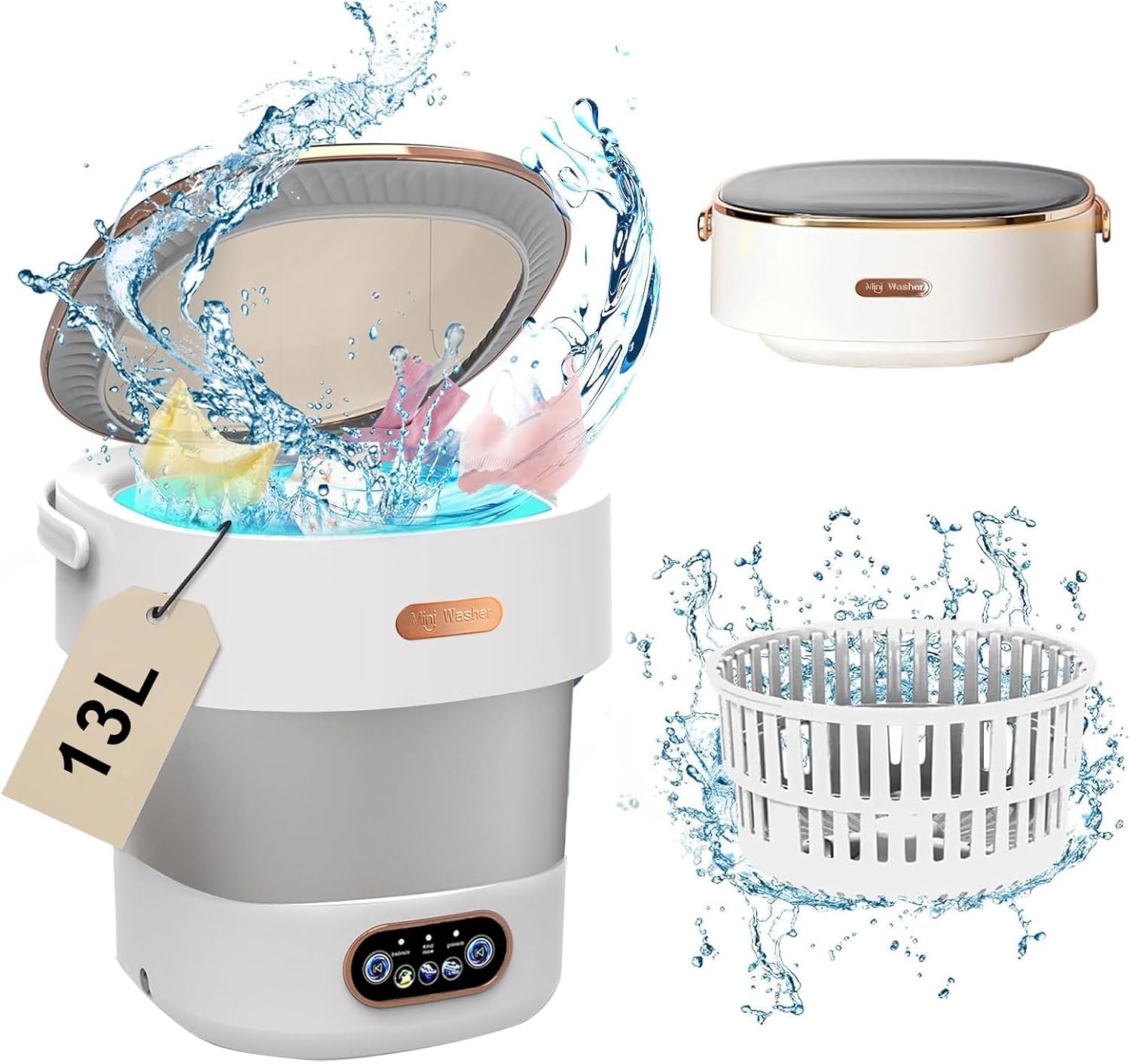 Portable Mini Washer: Deep Clean Baby Clothes