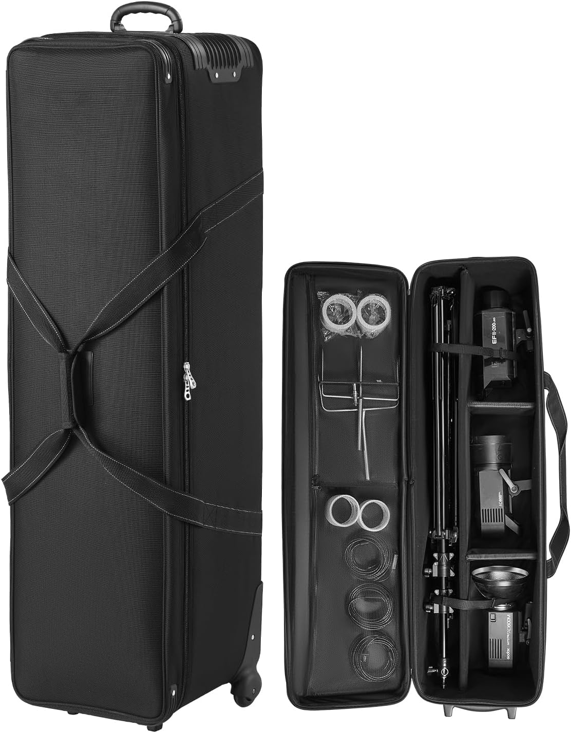 VEVOR Studio Equipment Trolley Case for Photography Gear