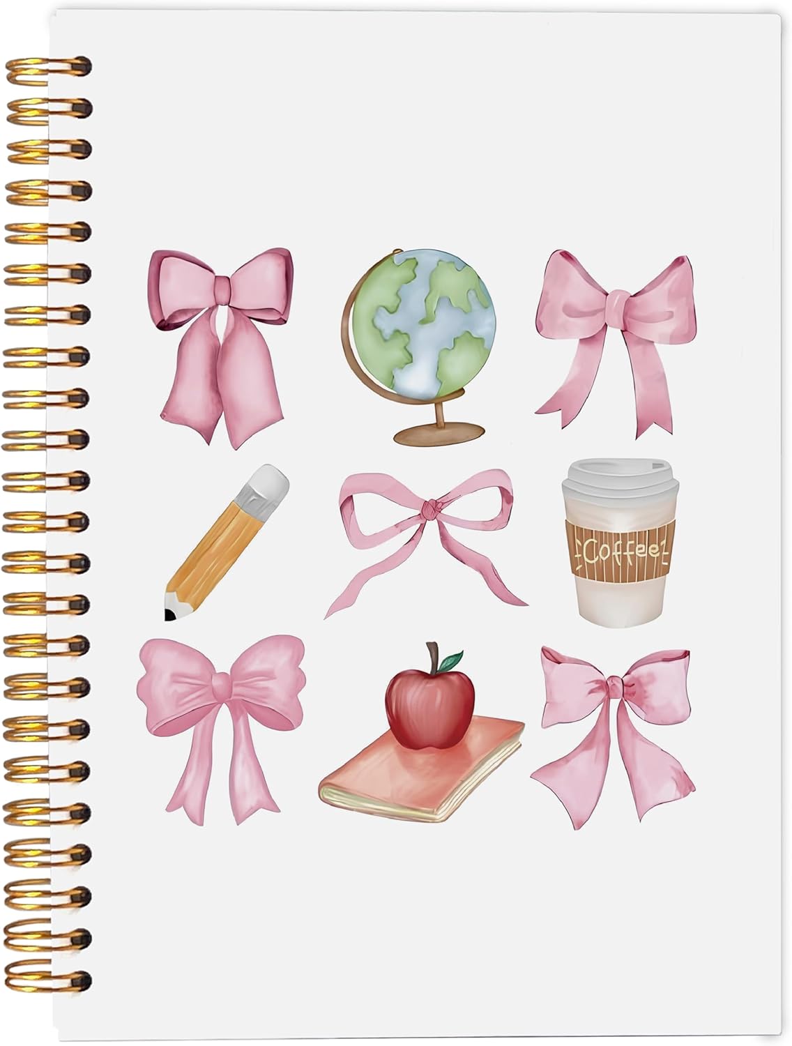 Preppy Pink Teacher Notebook - Ecezatik