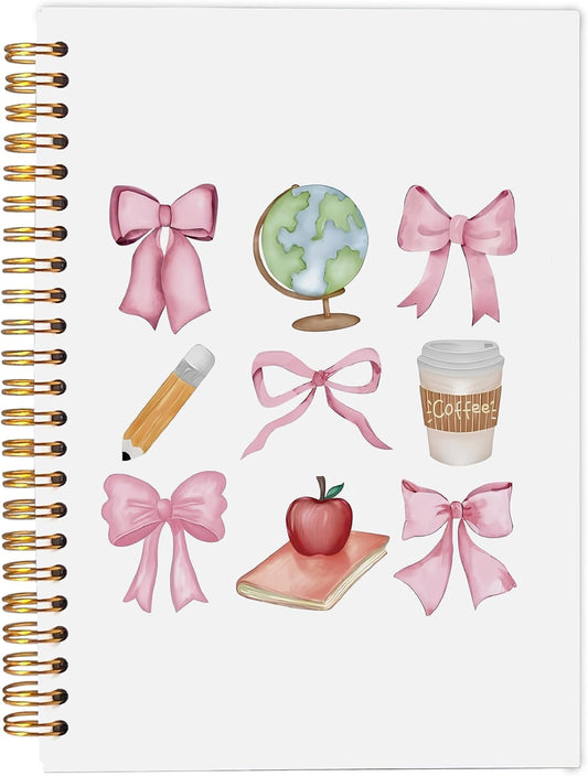 Preppy Pink Teacher Notebook - Ecezatik