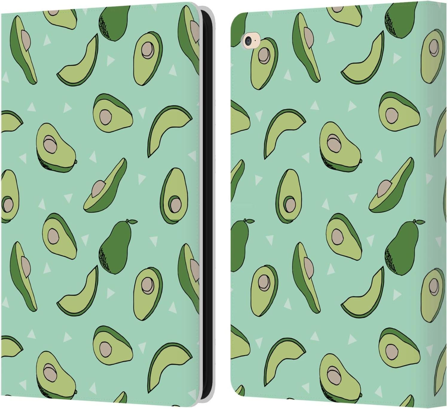 Andrea Lauren Design Avocado Food Pattern Leather Wallet Case