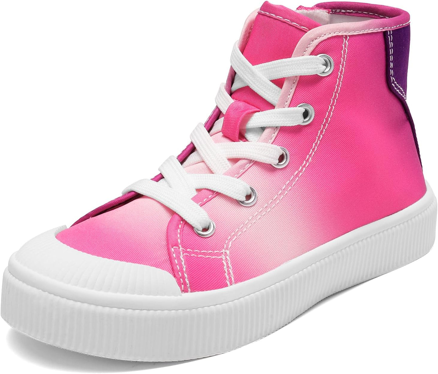 DREAM PAIRS Kids High Top Canvas Sneakers for Little Boys Girls