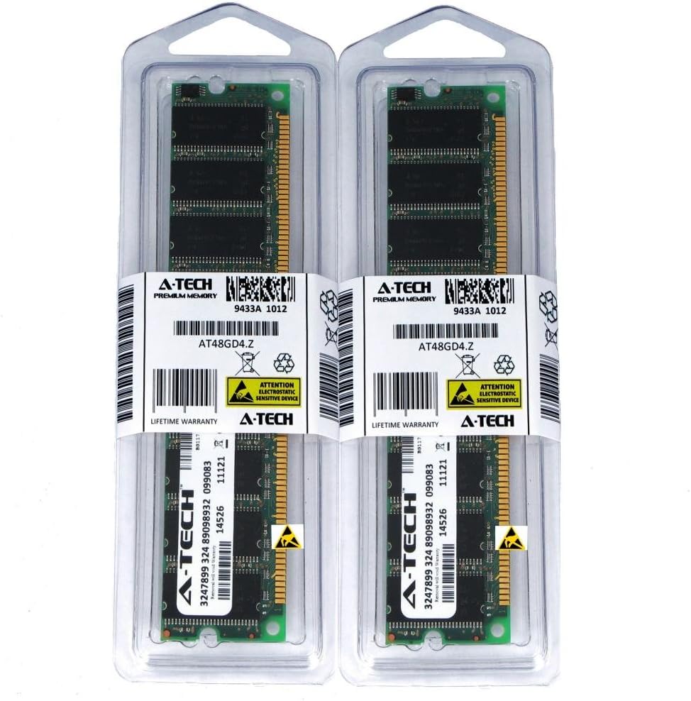 2GB Kit DDR 400MHz PC3200 Memory RAM Modules for Desktops