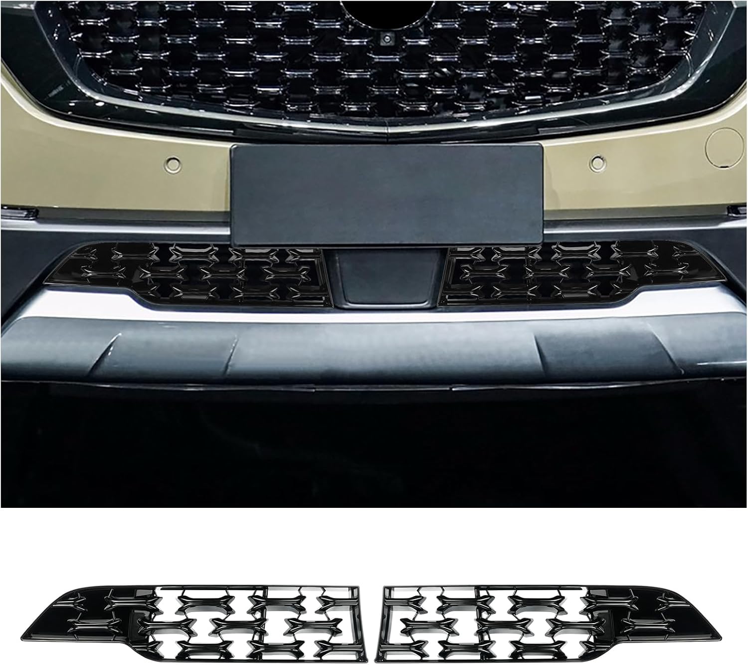 CX-50 Front Grill Mesh Inserts Trims for 2023-2026 Models