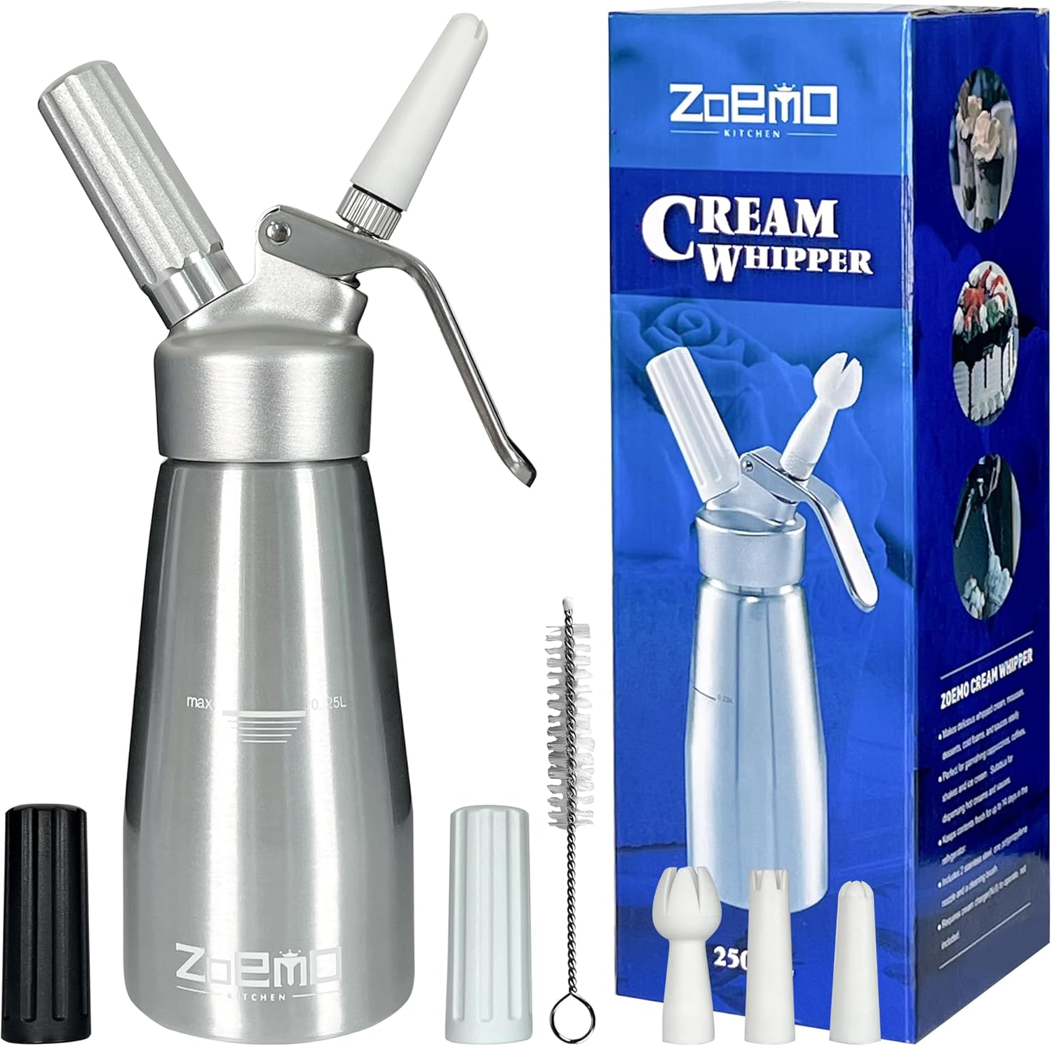 Professional Whipped Cream Dispenser for Culinary Creations