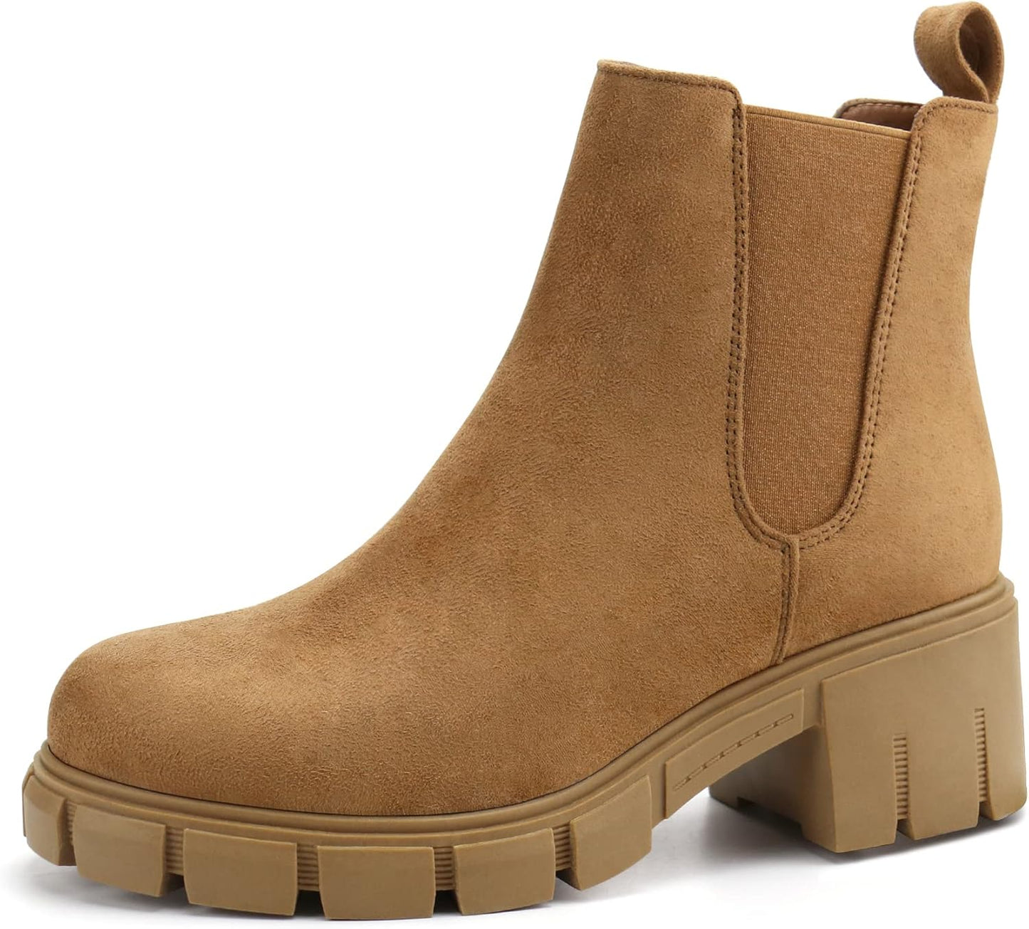 Stylish Platform Ankle Boots for Women with Mid Heel Comfort